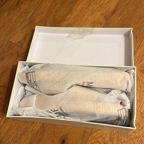 ROUND TOE WEDGE HEEL THICK PLATFORM BRAIDED FABRIC SLIP-ON SANDALS - Picture 8 of 8